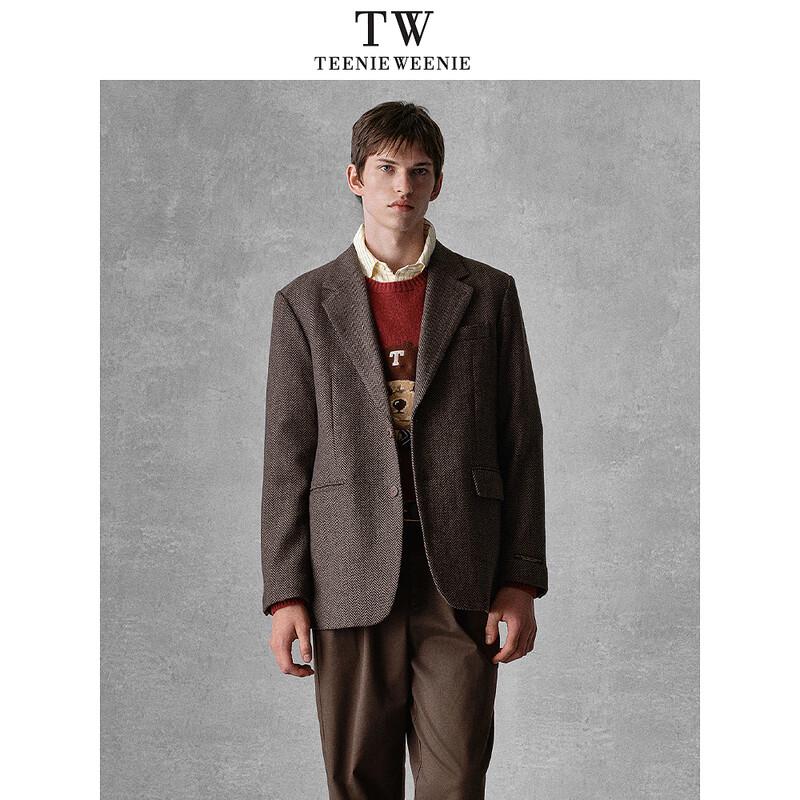 Teenie Weenie Men's Business Casual Wool Blend Blazer