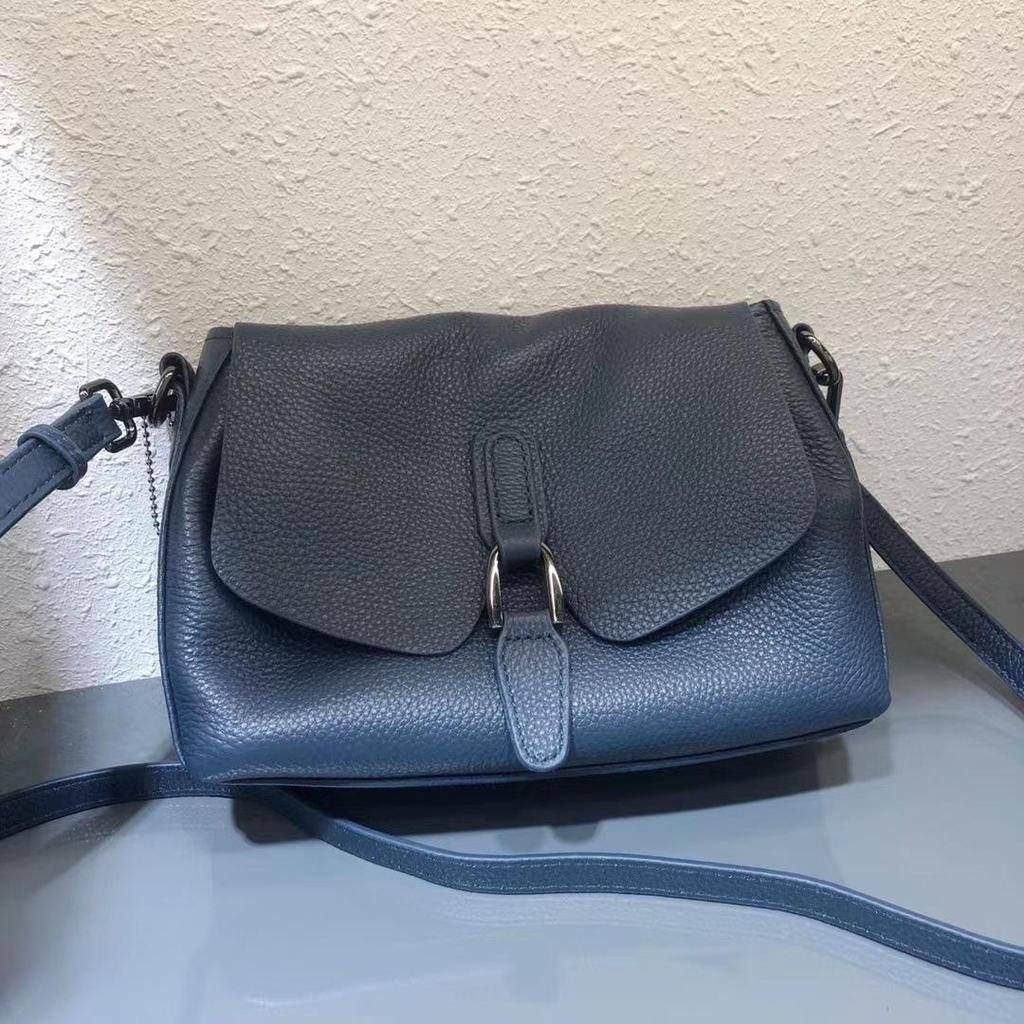 Women's Genuine Leather Cowhide Shoulder Crossbody Bag - Trendy, Versatile, and Soft