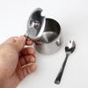 with A Spoon with Lid Non-magnetic Sugar Container Storage Jar Salt Pot Seasoning Pot Sauce Cans