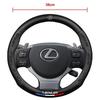 Pokrowiec na kierownicę z włókna węglowego do samochodu Dla Lexus F Sport ES200 ES260 ES300 RX300 LS500h GS300 IS300 CT200h NX300 LX570 GX460 HS