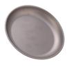 Pure Titanium Saucer Dishes Outdoor Tableware Camping Hiking Plates Cutlery Picnic PlateLarge