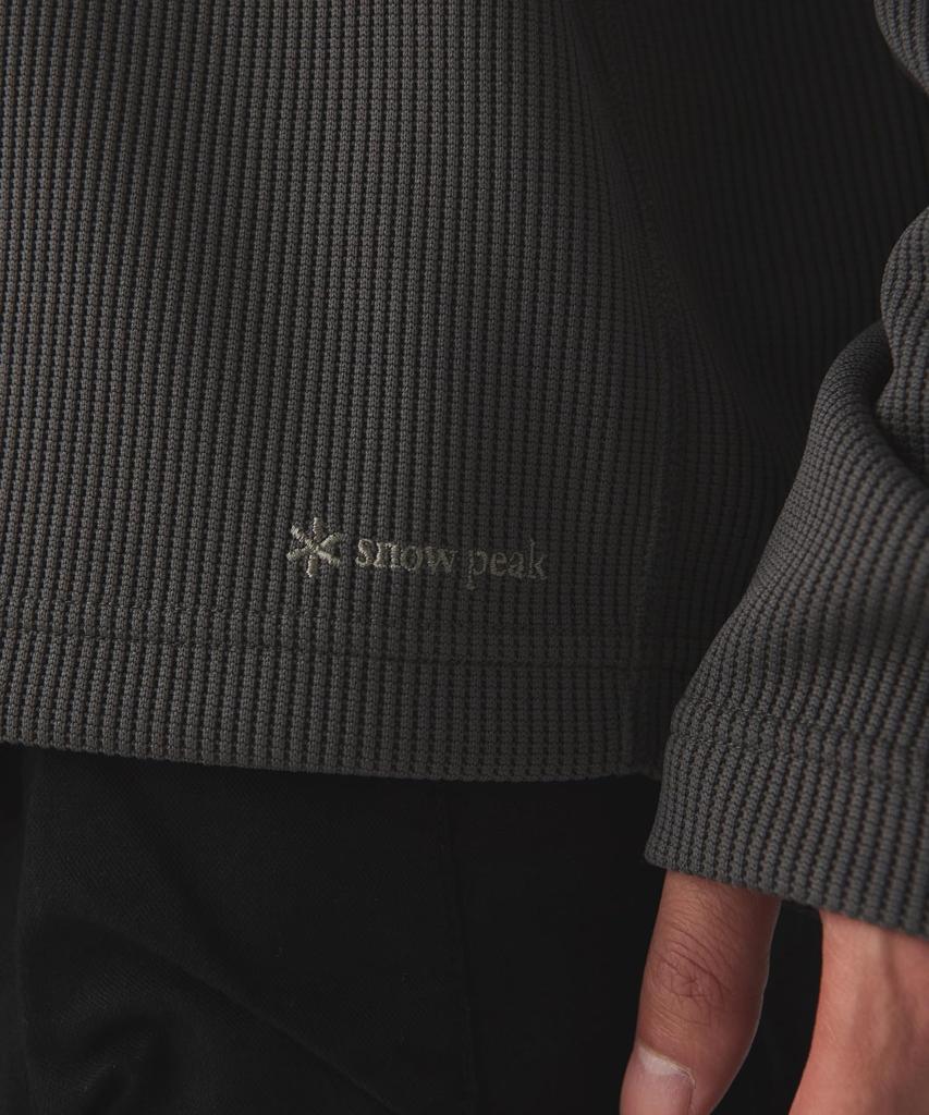 Snow Peak Dry Thermal Cut and Sew Long Sleeve and Light Purple L/S T-Shirt SW-25AU011, T-Shirt, Men's Women's, Medium,