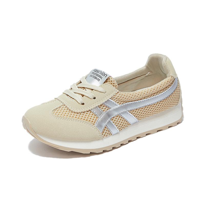 Nye Forrest Gump-sko for kvinner om sommeren Student Sport Mesh Pustende Fritidssko Tykk såle Høyde