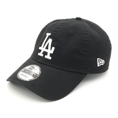 New Era Cap 9TWENTY Low-Top MLB LA Black/White FREE 920 WASHED LOSDOD BLK SWHT 23J
