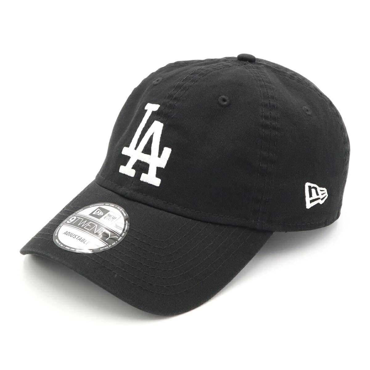 

[New Era] Кепка 9TWENTY Low Cap MLB LA BlackWhite FREE 920 WASHED LOSDOD BLK SWHT 23J