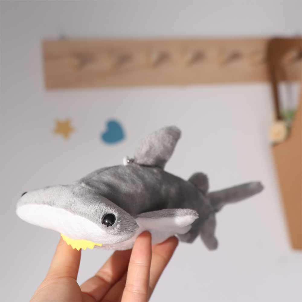 Toy Keychain Shark Plush Keychain Hammerhead Shark Plush Doll Hammerhead Shark Plush Keyring