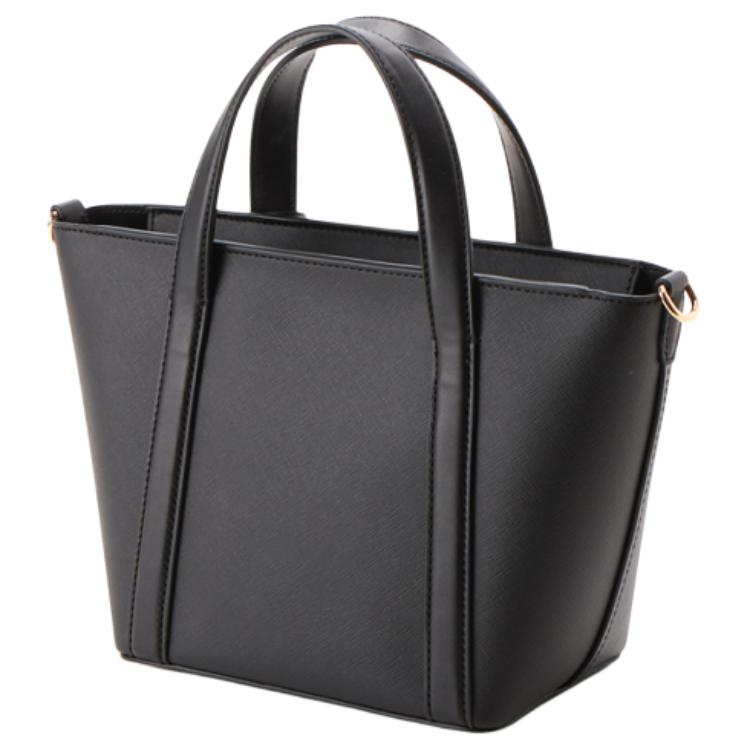 Michael Kors Mk Pratt Gold Logo Pendant Zipper Closure Canvas Tote Bag Women tote bags Black 35R4G0CT1I-BLACK
