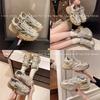 Zhao Ruth, the Same Dad Shoes for Women's 2024 Spring and Autumn New Jogging Shoes, Thick-soled Heightening Casual Sports Shoes