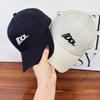 Fashion Letter Baseball Hat For Men Women Sunscreen Duckbill Hats Unisex Outdoor Sun Visors Solid Color Duck Tongue Cap