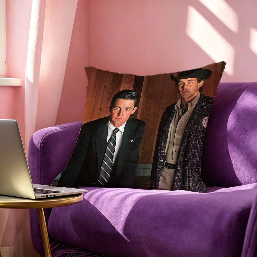 Twin Peaks FFire Walk Me Pillow Case Square DoubleSided Sofa Cushion Cover Bedroom Bedside Pillow