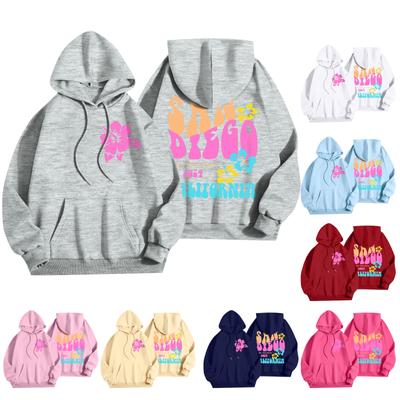 Sweatshirts For Teen Girls Long Sleeve Letter Print Casual Graphic Hoodies Drawstring Pullover Cute Oversized Hoodie
