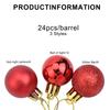 24pcs Christmas Tree Ball Ornament Baubles Birthday Party Wedding Decorations