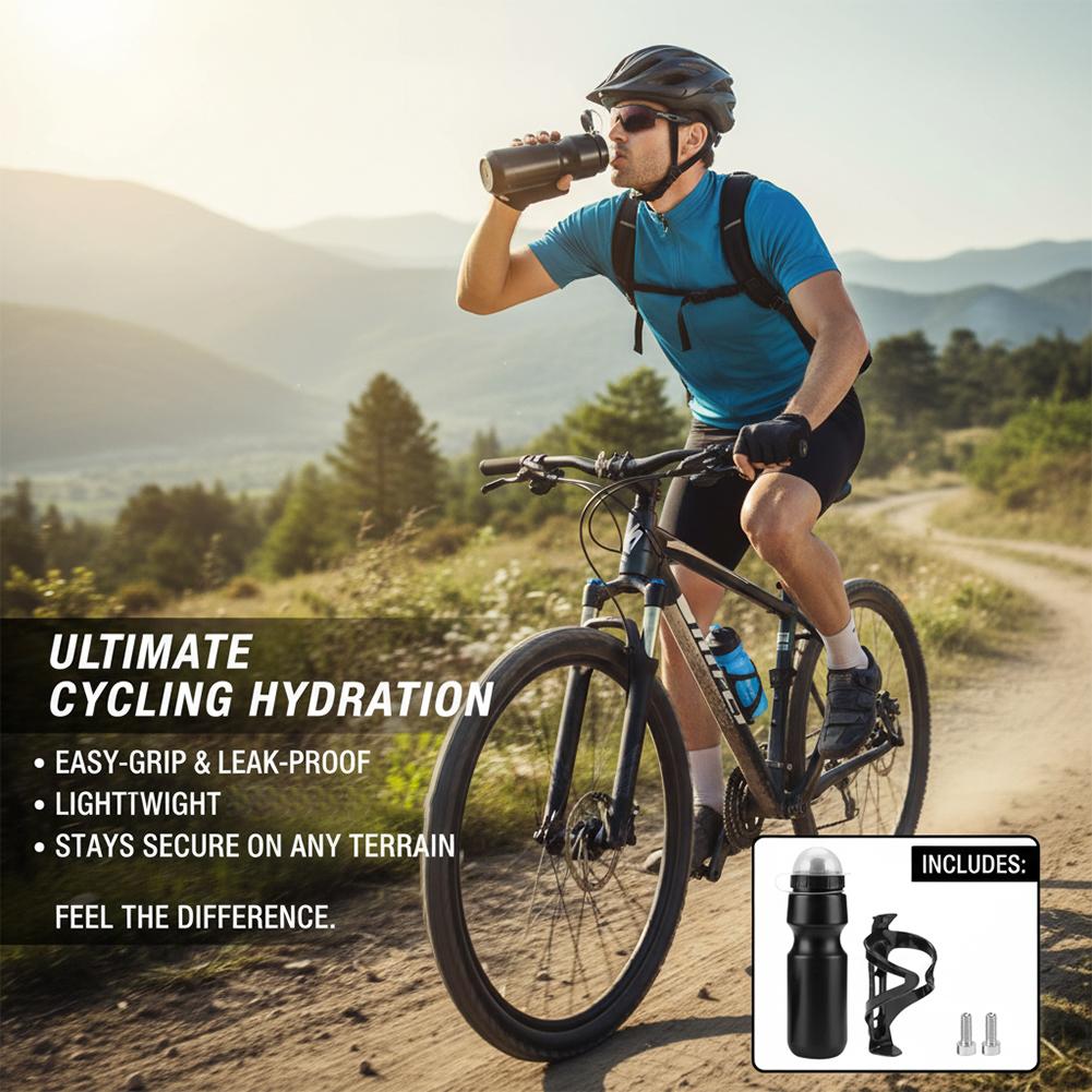 Bicycle Water Bottle Sports Outdoor Water Bottle Portable Large Capacity Drinking Water Bottle Bicycle Accessories