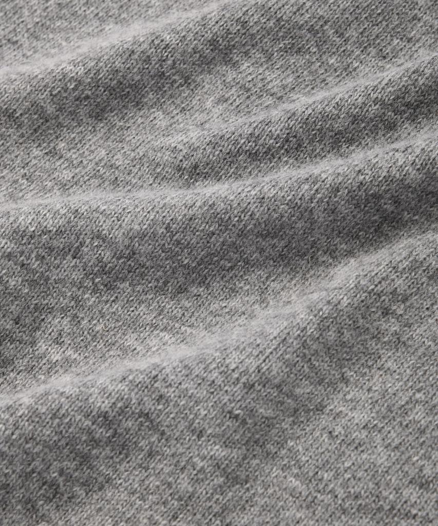 Covernat Woman Layered Long Knit Dress Melange Gray