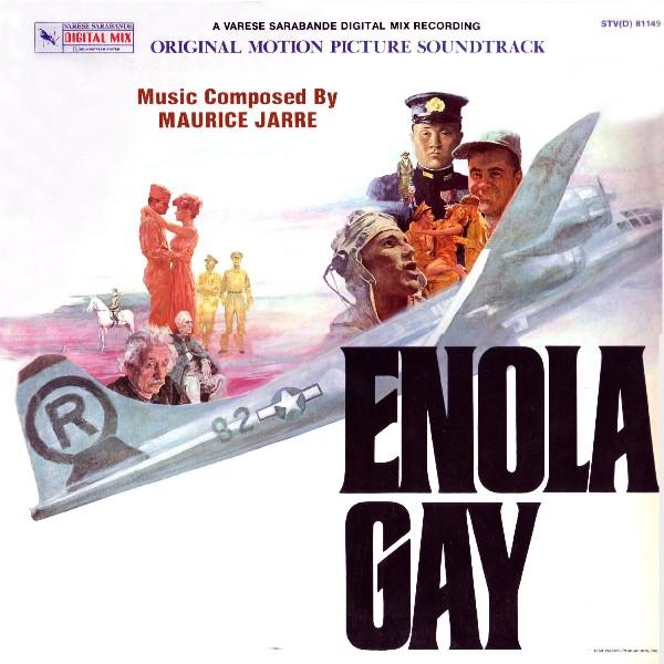 

LP Record MAURICE JARRE - Enola Gay- Original Motion Picture STVD81149 Varèse Saraband 1980 US Soundtracks & Musicals Used