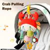 Baby Rattle Baby Bed Hanging Drawstring Toy Born Baby Stroller Toy Cute Educational Toys Hand Grip Plush Bebe Bedtime Toys