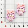 Dancing Girl Resin Accessories: Handmade Hair Clips, Phone Case Charms, Shoe Buckles, Fridge Magnets, Cup Stickers, Ornaments.