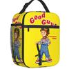 Good Guys Baseball Player Resuable Lunch Boxes Leakproof Child's Play Chucky Thermal Cooler Food Insulated Lunch Bag Kids School
