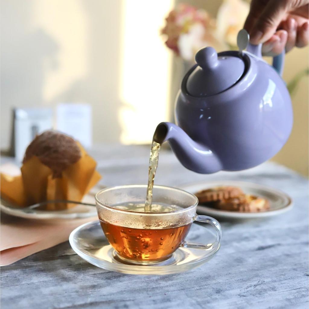 London Pottery Matte Black Teapot, 2 Cups, 550ml, British Brand, Tea