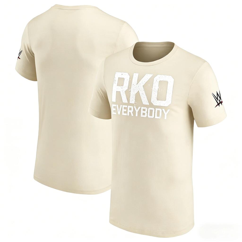 Kate Wein 100%cotton men's shirt oversized Rey Mysterio graphics shirt summer New Women's Y2k hot sale O-neck retro Tshirt