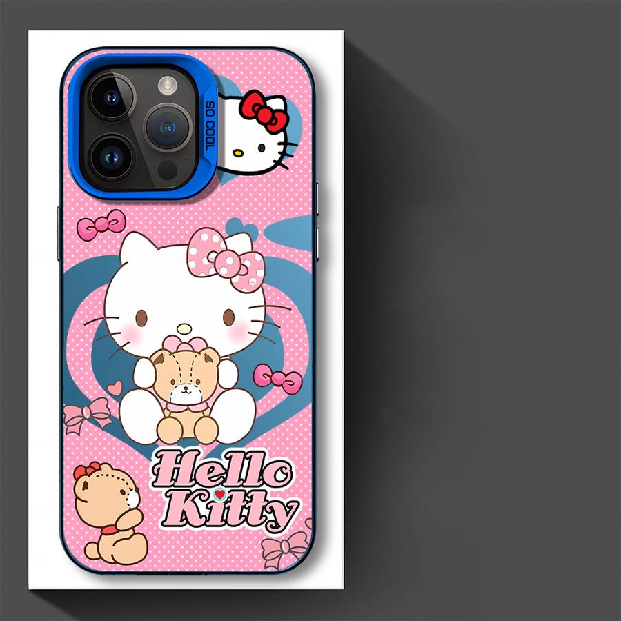 

Phone Case for iPhone 14 15 16 Plus 11 12 13 Pro Max 17 Air 16e Soft Cover Cartoon Hello Kitty Cinnamoroll iPhone17 Pro