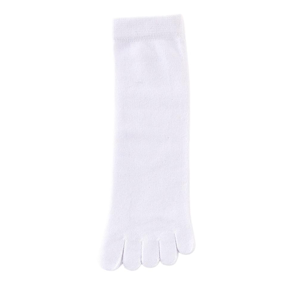 Anti-slip Five Toe Socks Odor Resistant Sports Socks Men s Five Finger Socks Male Boy белый