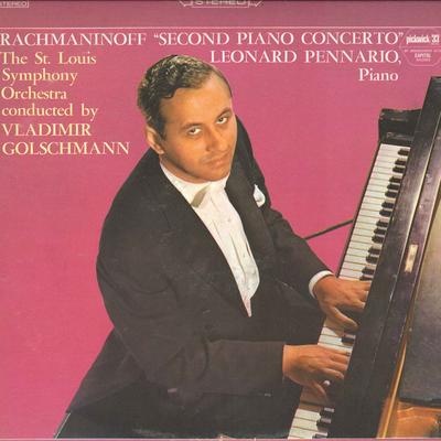 LP Record PENNARIO GOLSCHMANN ST. LOUIS SYMPH - Rachmaninoff "second Piano Concerto SPC4030 PICKWICK US Classical Used
