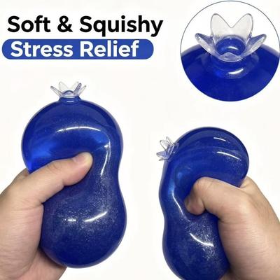 Slow Rebound Blueberry Squeeze Toy Plasticity Fidget Toy New Hand Stretchy Toy  for Pressure Relief