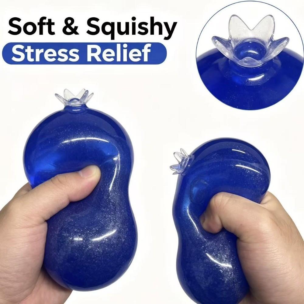 Slow Rebound Blueberry Squeeze Toy Plasticity Fidget Toy New Hand Stretchy Toy for Pressure Relief