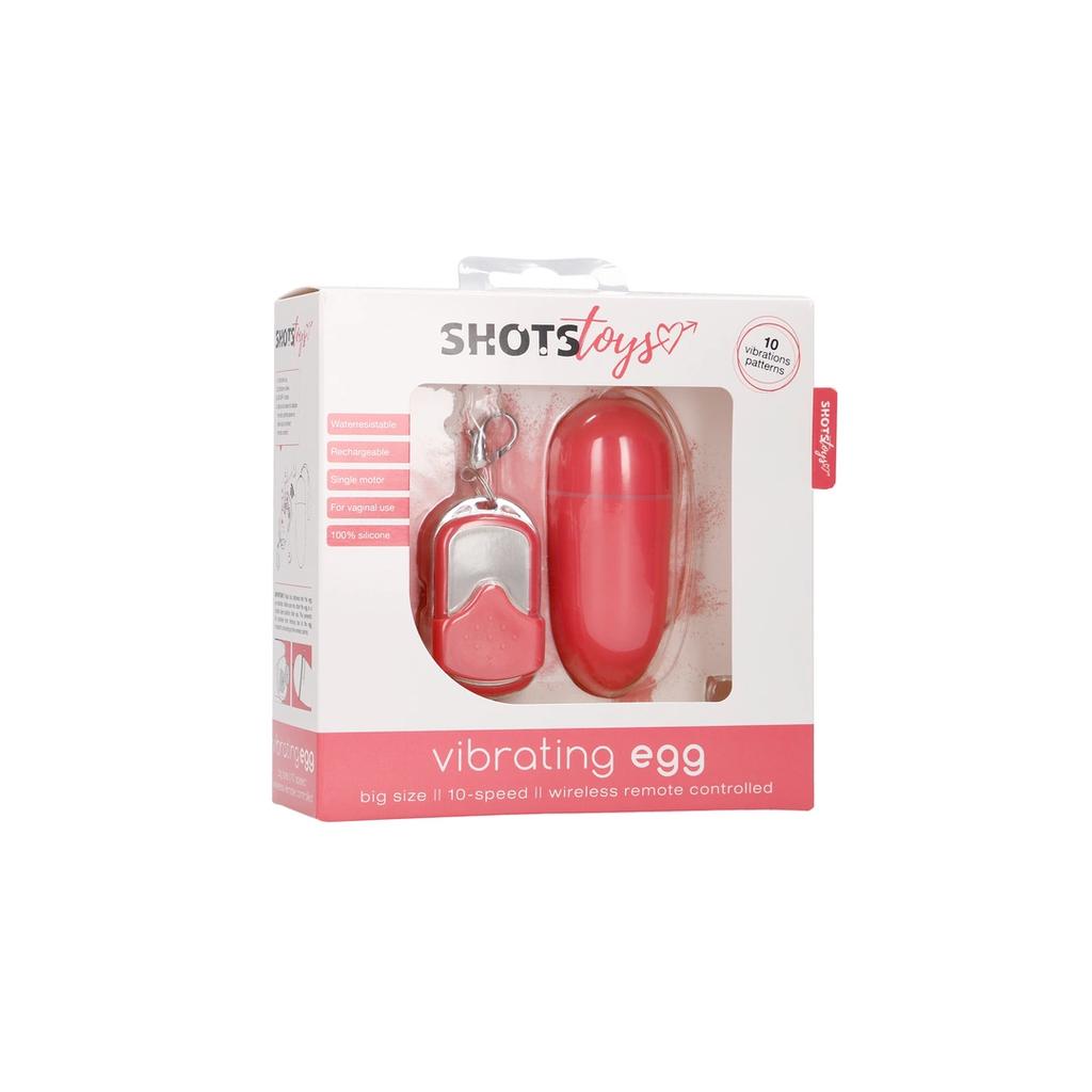 Shots Toys - Vibrating Egg - 10 Speeds - Remote Control - L