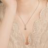 Natural blue water jadeite gourd necklace sterling silver s925 high-end exquisite live broadcast supply style fashion women's jewelry