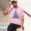 G07 Navy Oneck Budda Printed Unisexs Tshirt Streetwear Big Size Cool Unisexs Tee Tshirt 2026 New Model