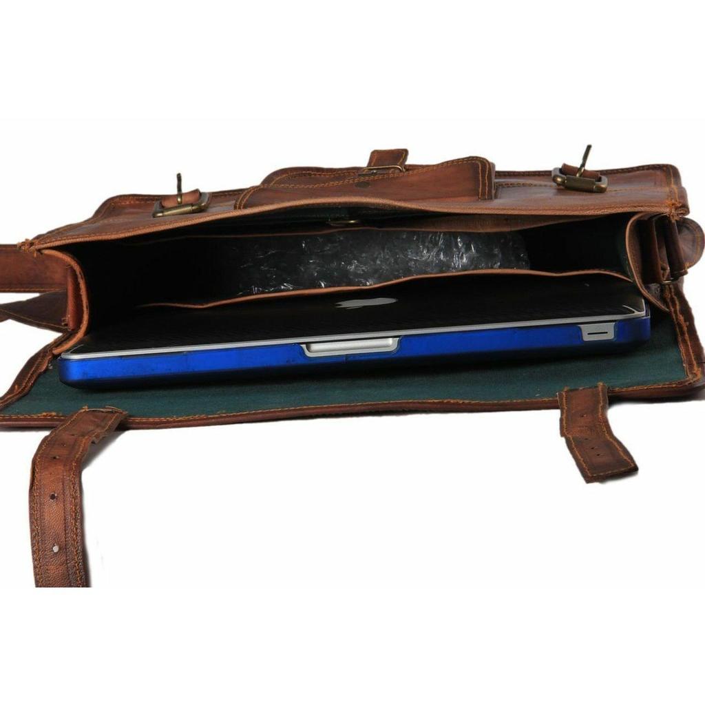 New Durable Handmade Decoder Leather Messenger Shoulder Satchel School Briefcase