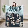 Teen Wolf 80er Jahre Decken Flanell Überwurfdecke Bett Sofa Bedruckt Ultra-Weich Warm Bettüberwürfe,