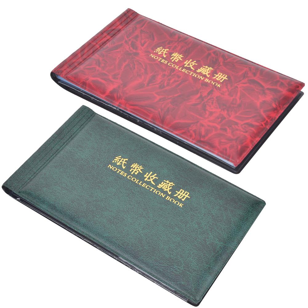30 Pages Paper Money Currency Banknote Collection Book Storage Album Bill Money Holder