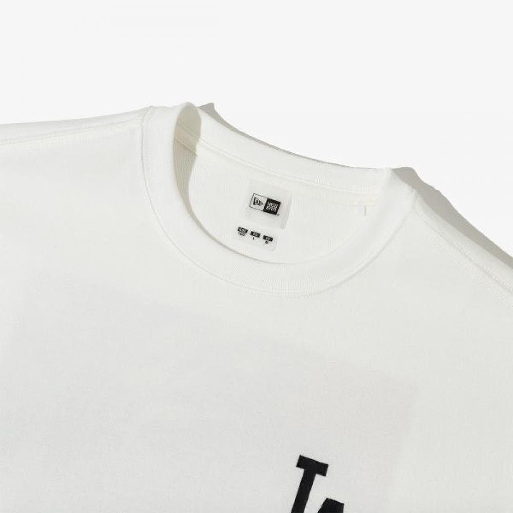 New Era Mlb La Dodgers PosTer T shirT Off whiTe 14536478