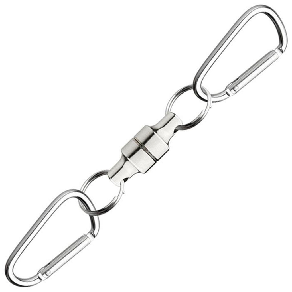 Hanging Holder Lanyard Clip Carabiners Keychain Hook Buckle Magnetic Fishing Clip Fly Fishing Magnetic Net Release Clip