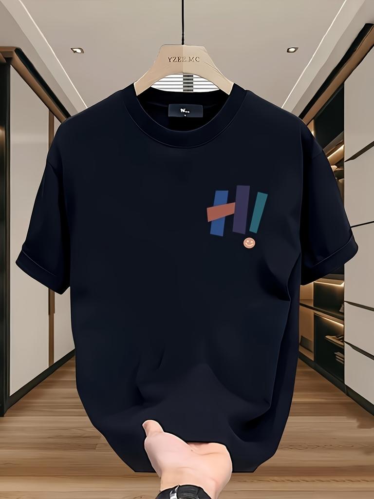 Herren Schwergewicht 100% Baumwolle Grafik-T-Shirt Leicht und atmungsaktiv Bequem Lässige Kleidung Trendig Maschinenwaschbar