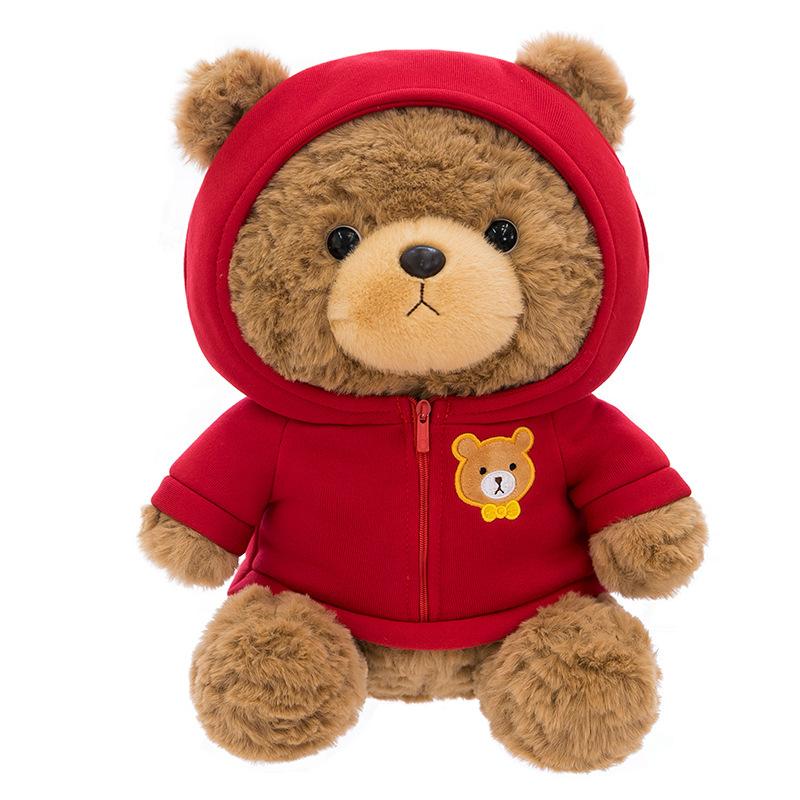 New Casual Sweatshirt, Bear Plush Toys Sweater, Teddy Bear Doll, Children's Birthday Gift Doll