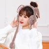Caps Moving Rabbit Earmuffs Ears Protection Ear Warmers Winter Plush Ear Muffs