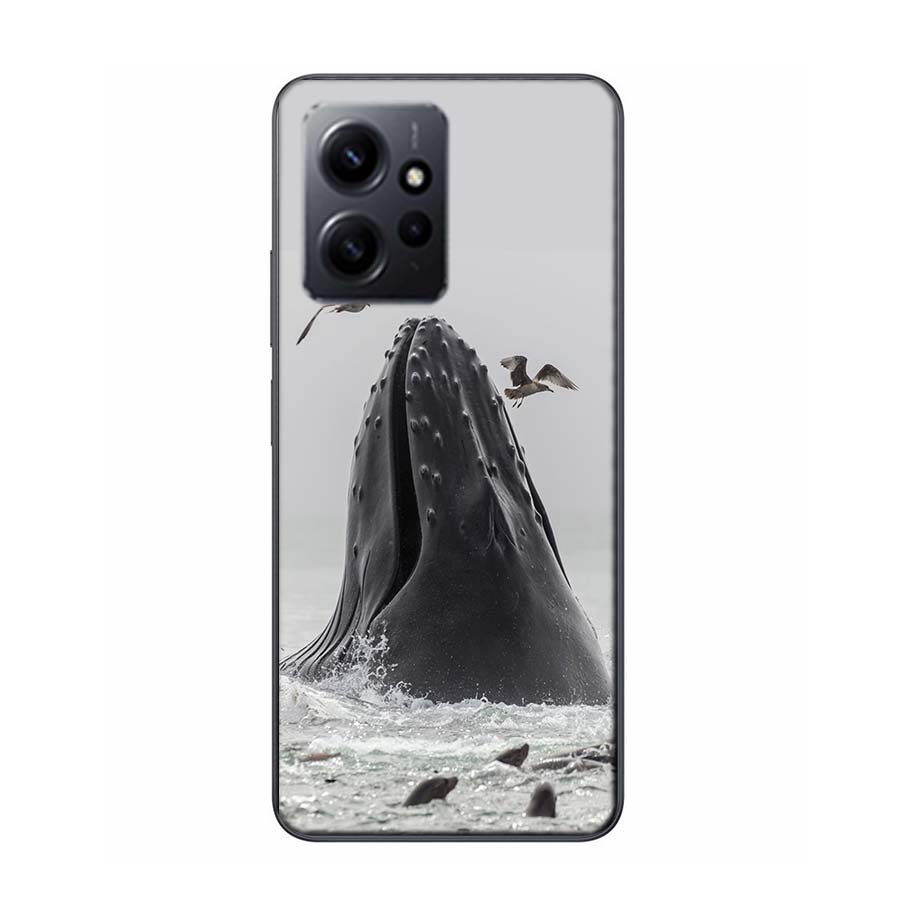 Whale Sea Giant Phone Case For Redmi 12 13C 12C 15C 9 10 10C Note 13 Pro Plus 14 15 Pro 9T 9C 9A TPU Soft Cover Clear Cell Cases