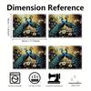 4pcs Peacock Digital Print Kitchen Table Decoration, Table Mat, Table Placemat Mat