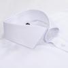 Men's Wedding French Cuff Dress Shirt Cotton 100% Long Sleeve Classic Fit Non Iron Windsor Collar Shirts with Free Cufflinks
