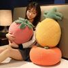 Plush Adorable Fruit Toys Strawberry Pineapple Orange Decor Girls Gift Kids