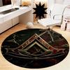 Assassin's Creed Printed Round Rug Carpet Chair Rug Area Rug Entryway Doormats,for Office Chair Living Room Bedroom Kitchen Room.