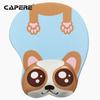 Cartoon Cute Girl 3D Silicone Mouse Pad with Wrist Rest for Office & Esports