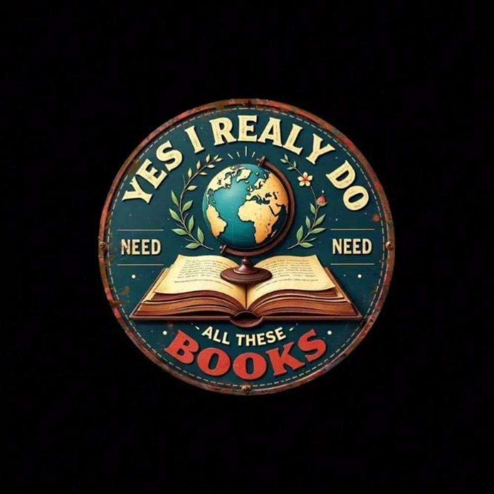 Metal Tin Sign Retro Vintage Literary Pub Wall Art Decor