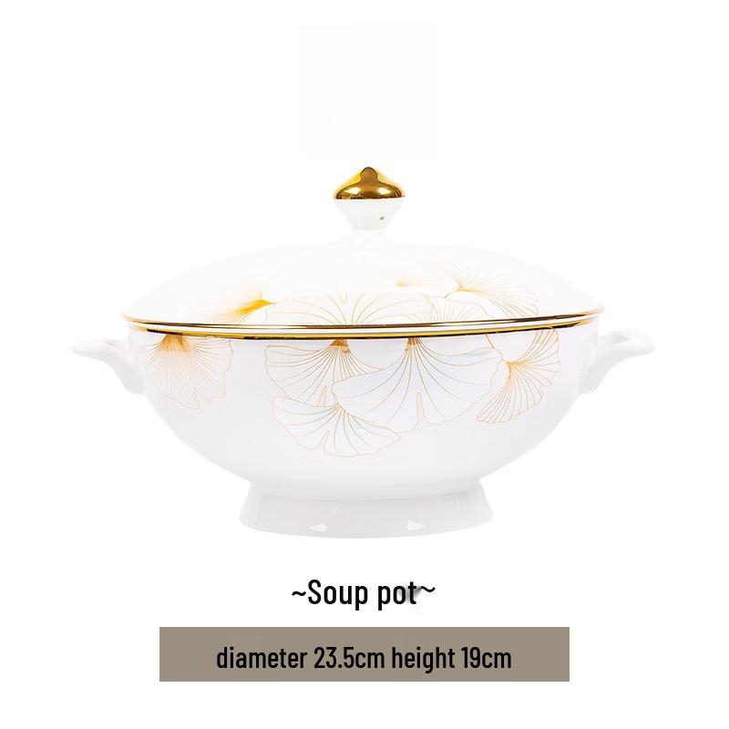 Mo De Lanka Nordic Gold Ceramic Lucky Pot