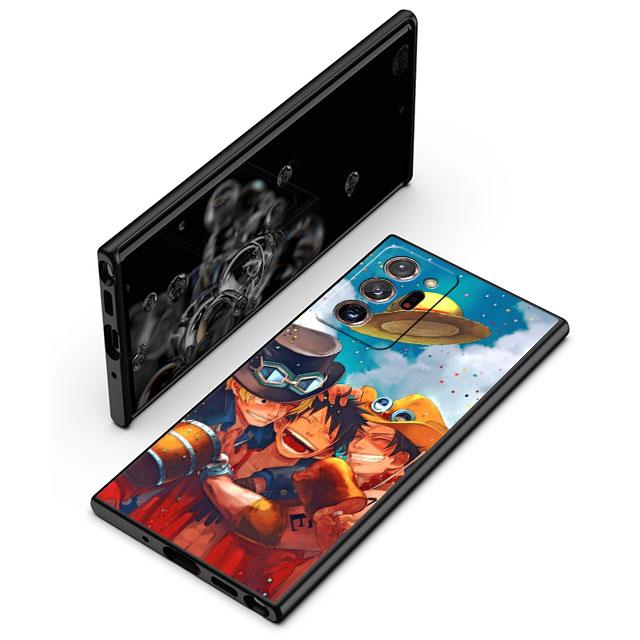 Phone Case for Samsung Galaxy S21 A22 A72 S22 A32 Note 20 Ultra 10 Plus 8 9 S20 Silicone Black Shell O-Ones AnimePieces Cover