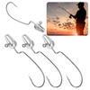 3Bag Crank Heads Hook Artificial Lure Bait Outdoor Sport Fishing Accessories